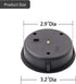 2Packs Replacement Solar Light Parts, Waterproof Solar Light Tops, Decorative LED Solar Panel Lantern Lights for Outdoor Hanging Lanterns Garden P...