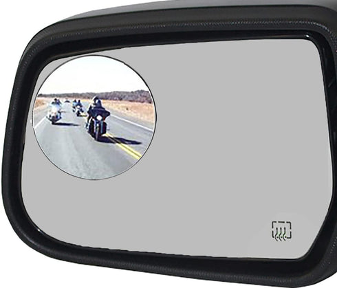 Ampper 4 Pack 3" Blind Spot Mirrors, Aluminum Frame Glass Convex Rear View Blind Spot Mirrors For Pick-up Truck, SUV, Van, Large Vehicle...