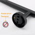 Nolimas Matte Black Bath Towel Bar Single Bars Towel Rack Rod Classic Wall Mounted SUS304 Stainless Steel Bathroom Towel Holder Toilet Kitchen Tow...
