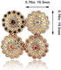 Strong Hijab Magnets Rhinestone Scarf Magnets for Hijab Magnetic Pins for Scarves Hijab Scarf for Women Girls Hijab Niqab Muslim Islamic Turban (F...