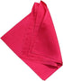 Fine Fuchsia Silk Pocket Square 100% Silk – Soft Mulberry Silk - Large 16” Square...