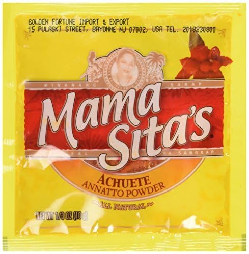 Mama Sita's Achuete Annatto Powder, 1/3oz (10g) 6 Pack...