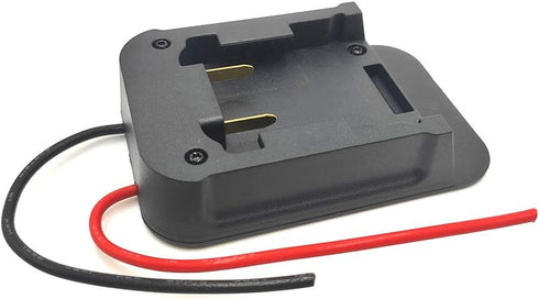 Battery Adapter for DEWALT 18V/ 20V MAX & Milwaukee M18 18V Lithium Battery Power Mount Connector Dock Holder, Power Wheels Adapter DIY Drill Tool...