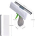 3 in 1 Window Cleaner Squeegee,Microfiber Window Washer,Glass Cleaning Tool Wiper with Spray Bottle for Home Window, Car Window...