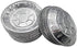 Premium 6" Aluminum Foil Pie Pans 50pcs/set. Disposable Tin Plates for Pies Tart Quiche...
