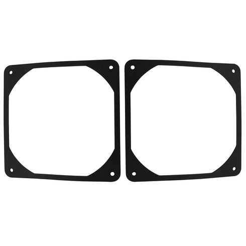 2pcs 120mm Black Antivibration Rubber Fan Gasket 120 x 120 mm 12cm Shock Absorption Pad for Computer PC Case, Black...