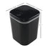0.5 Gallon Tiny Countertop Trash Can, Mini Desktop Garbage Can with Push-Button, Black...