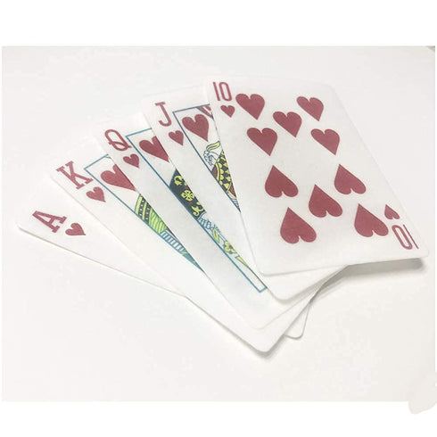 PRE CUT 34x Poker Chips Mix Casino Royal Flush Gambling Edible Rice Paper Wafer Card Poker Dice Cake Toppers,Fun Birthday Party...