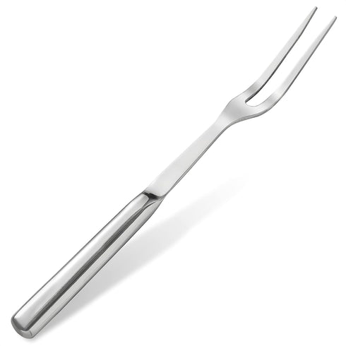 Browne Two Pronged Fork Tine Elite - 11 Inch Kitchen Forks Carving Fork for Meat Stainless Steel Kitchen Utensils Meat Fork Carving - Silver Heavy...