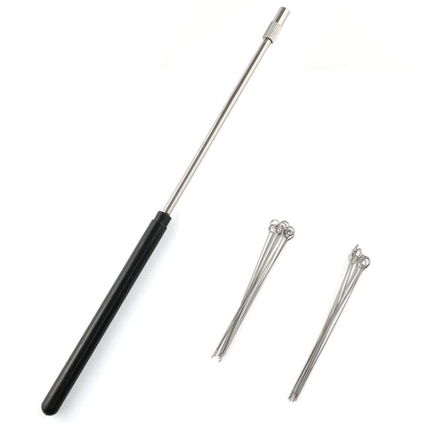 E-outstanding Reusable Inoculating Loop Inoculating Rod Kit Laboratory Research Teaching Tools (5pcs 3mm Inoculating Ring + 5pcs 4mm Inoculating R...