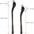 Bike Kickstand for 24-29 inch Bicycles, Aluminum Alloy Adjustable Bike Stand with Button-style Latch, Suitable for Mountain Bike, Road Bike, Hybri...