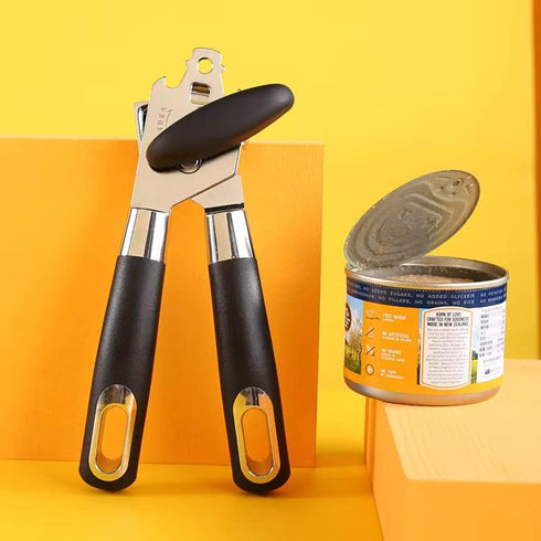 for Can Opener Manual, Handheld Can Openers with Big Effort-Saving Knob, Can Opener with Multifunctional Bottles Opener...