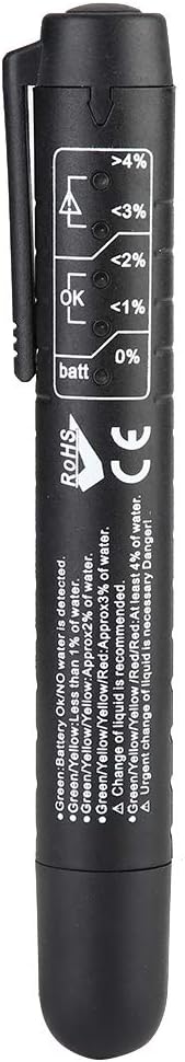 Brake Fluid Tester Pen,Brake Fluid,Car Testing Tool,Brake Fluid Liquid Oil Tester Pen 5 LED Indicator Car Testing Tool for DOT3/4/5...