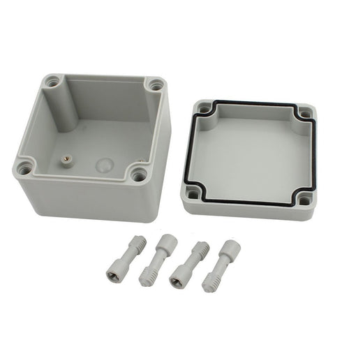 YXQ 100 x 100 x 75mm Electrical Project Case Junction Box IP65 Waterproof ABS DIY Power Outdoor Enclosure Gray (4 x 4 x 3 inches)...