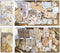 90 PCS Vintage Scrapbook Stickers with Aged Paper Antique Design, Retro Crafts for Junk Journaling, Decoupage, and Personal Projects...