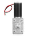 FTVOGUE 24V 10rpm Worm Gear Motor Speed Reduce Electric Motor Reversible Gear Motor for DIY Robot Rotating Table Door Lock Curtain Machine...