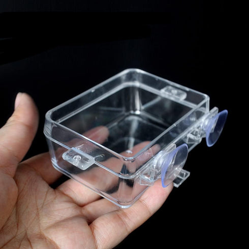 Reptile Feeder Chameleon Bowl 2 Pcs Anti-Escape Food Dish Bowl with Suction Cup for Chameleon Iguana Lizard Reptile Food and Water Feeding (White,...