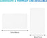 Magnetic Dry Erase White Board Sheet for Fridge 12x8 in - with Stain Resistant Technology - Includes 3 Markers and Big Eraser with Magnets - Small...