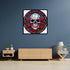 Skull Diamond Painting Kits Skeleton Flower Diamond Art,5D DIY Diamond Painting for Adults,Halloween Gem Art for Adults Wall Home Decor 12x12 inch...