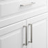 homdiy 5 Pack 3-1/2 Inch Brushed Nickel Cabinet Pulls Square Cabinet Handles - Modern Kitchen Cabinet Handles Stainless Steel Cabinet Hardware for...