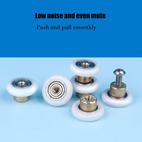 4X Replacement Shower Door Rollers/Runners/Wheels 19mm Diameter...