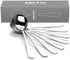 Soup Spoons, AmoVee Wholesale Stainless Steel Alpha Round Spoons, Set of 16...