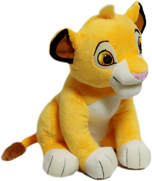 SecretCastle Lion Plush Baby Lion Toys Lifelike Lion Animal Stuffed for Kids,Family Chirstmas Gifts 28 cm Height with Embroidered Details (Yellow ...