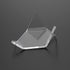 Hipiwe 5 Packs Acrylic Triangle Display Holder - Display Easel Stands for Geodes Rock Mineral Agate Fossil Coral, Clear Plastic Display Stands for...