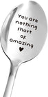 Funny Spoon Engraved for Women Men - Inspirational Spoon for Women Girls - Perfect for Girlfriend Friends - Perfect Birthday/Valentine/Christmas S...