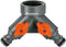 Gardena 36938 Garden Hose Y-Valve With Flow Control Valves, Connect 2 Hoses to 1 Tap, Made in Germany...