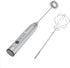 Electric Milk Frother,Rechargeable Electric Cappuccino Frother,Professional for Restaurant Home(Silver)...