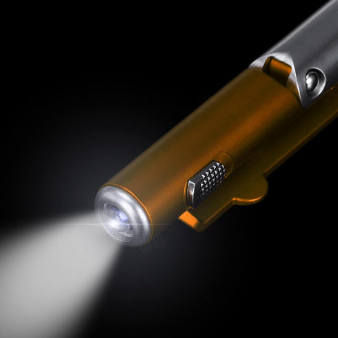 MECCANIXITY 5pcs Multifunction Stylus Pen Capacitive Touch Screen Ballpoint Pens with LED Light, Foldable Phone Holder Stand for Writing in The Da...