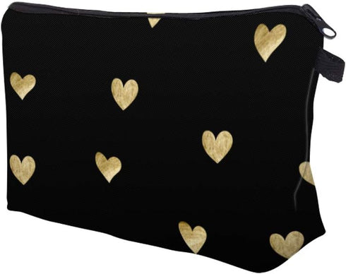 Deanfun Small Makeup Case - Cute and Waterproof Cosmetic Bag for Women(Heart D5-51356)...