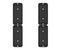 4 Wood Post Plate Connector,Deck Porch Railing Support Base, 2" x 4" Wood Fence Post Anchor BaseDeck Porch Railing Support Base...