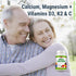Olympian Labs Green Calcium Tablets Formulated with K2 & D3, 100 Count Supporting Healthy Bones & Teeth...