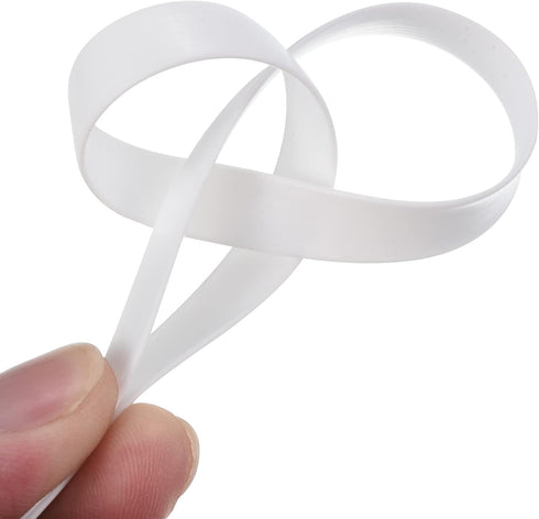 PATIKIL Wicker Repair Kit, Flat Synthetic Plastic Rattan Weaving Material for Garden Furniture Chair Table Sofa Storage Basket 0.55 LB, White...