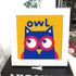 ZRIZQ Paint by Numbers for Adults Beginner Kids Ages 6-8-12 with Wooden Frame,Easy Paint by Numbers for Gift Home Decoration 8x8 Inch(Owl)...