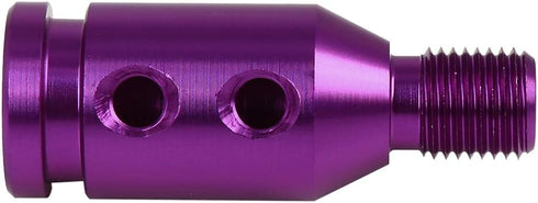 X AUTOHAUX M12 X 1.25 Car Universal Purple Gear Shift Knob Adapter for Non Threaded Shifter...