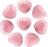 SUNYIK Assorted Natural Gemstones Carved Puff Heart Pocket Stone Set, Healing Palm Crystal Set for Christmas, Pack of 8(1")...