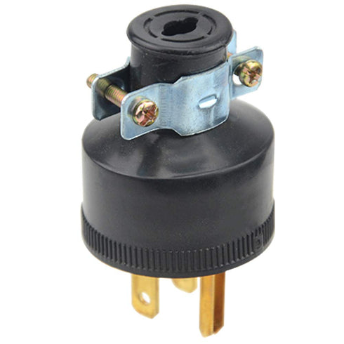 WMYCONGCONG 5 PCS 3-Wire Male Extension Cord Replacement Electrical Plugs End...