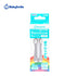 BabySmile Replacement Brush Heads (Made in Japan) for Kids Sonic Electric Toothbrush, 2 Counts (Ultra Soft, for Ages 0-2 Years)...