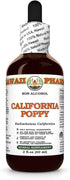 HawaiiPharm California Poppy Alcohol-Free Liquid Extract, Nervous System Calming and Support. Glycerite 2 fl.oz...