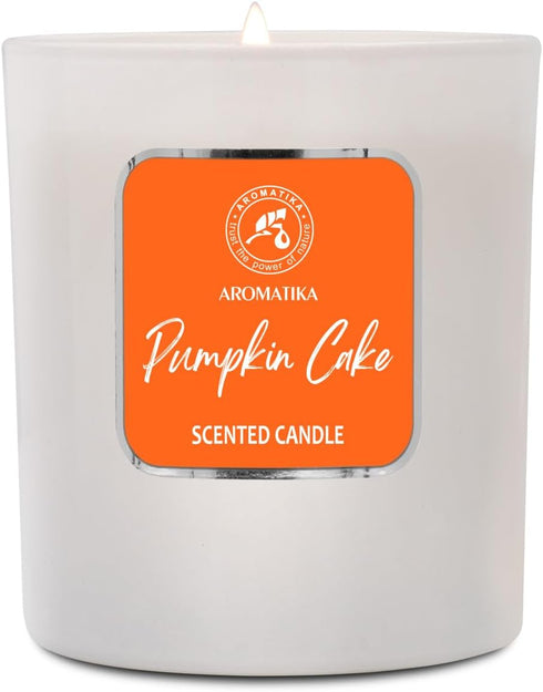 Scented Candle Pumpkin Cake - Soy Wax 6.8 Oz - Home Scented Candle - Aromatherapy Candle - Relax Scent - Air Freshener - Glass Candle Gift - Idea ...