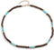 Wooden Beads Choker Necklace Bohemian Turquoise Handmade Coconut Beaded Surfer Necklace for Women Men...
