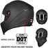 ILM Black Visor for Full Face Motorcycle Street Bike Helmet DOT (Visor, Black)...