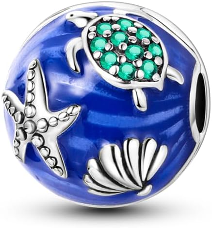 CYCUFF Clip Spacer Charm for Bracelet 925 Sterling Silver Star Moon Pave Cubic Zirconia Clip Lock Stopper Bead Charm Gift for Women...