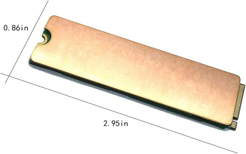 Laptop NVMe M.2 Heatsink with Nano Thermal Pads?heat sink Copper for 2280 M2 SSD Laptop (2pcs)...