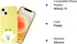 Cute Puppy Pattern Cell Phone Case for iPhone 13, Anime Dog Design Women Girls Soft Yellow Liquid Silicone Shockproof Scratch-Resistant with Micro...