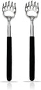 2PCS Back Scratchers, Bear Claw Shaped Scratcher Extendable Metal Retractable Telescopic Handle...