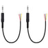 Fancasee 2 Pack Replacement 6.35mm Male Plug to Bare Wire Open End TRS 3 Pole Stereo 1/4" 6.35mm Plug Jack Connector Audio Cable for Microphone Sp...